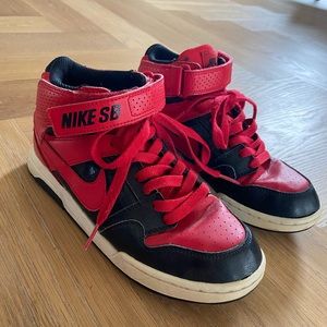 Nike red SB, size 4.5y